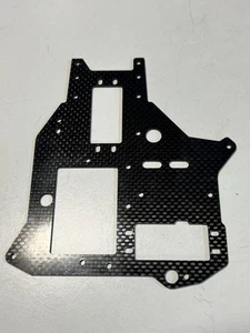 Placa de radio chasis superior usado 1/10 vintage Nitro RC Kyosho V-One S VZW007 - Imagen 1 de 2