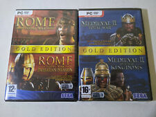 Rome: Total War Gold & Medieval II (2): Total War Gold (PC, DVD-ROM) - Brand New