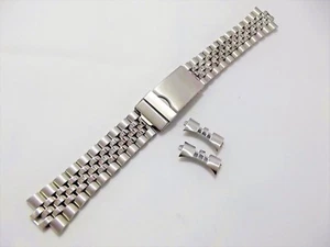 jubilee doppia chiusura orologi ansa curva 20 mm watch band montre correa - Imagen 1 de 3