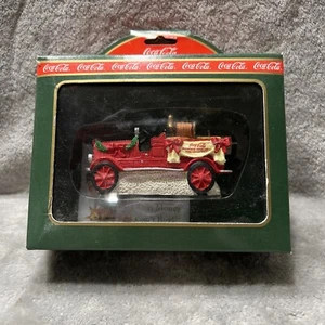 Coca-Cola Town Square Collection station #14 fire truck Rare HTF 64323 - Picture 1 of 6