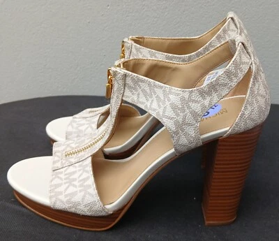 Sandalias de vestir Michael Kors Berkley con plataforma con correa en T (PV21K) para mujer talla: EE. UU. 8,5 Foto 1 de 4