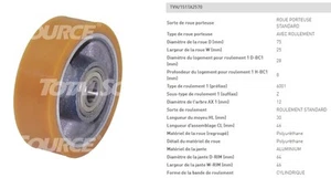 PRAMAC LIFTER 75 25 30 STABILISATORRAD 12mm ELEKTROHUBWAGEN CX - Bild 1 von 1