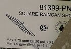 Brizo 81399-PN-1.75 Polished Nickel 12" Square Raincan Showerhead 1.75 gpm