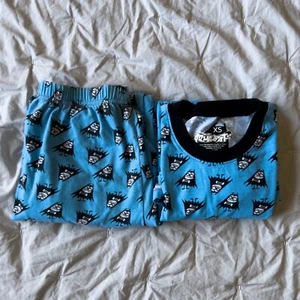 Rare 2012 Toddland Extra Small The Aquabats Super Show Pajama Party Set XS Used - Picture 1 of 17
