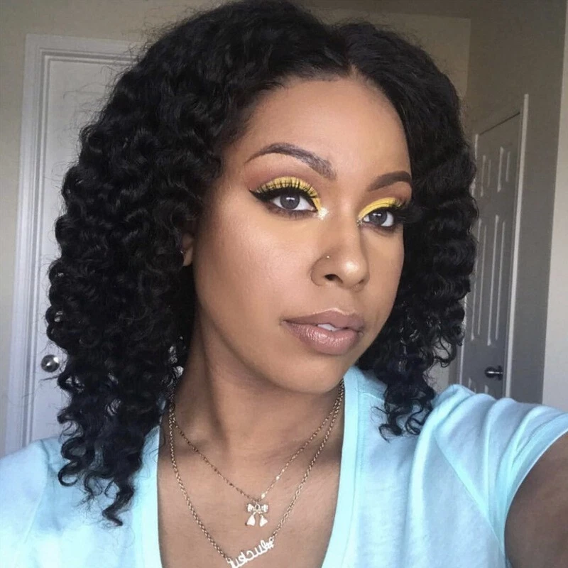 12A 16 дюймов 13 x 4 x 1 T кружевной парик бразильский воды волна волос парики 100% человеческих волос парик - Изображение 1 из 4