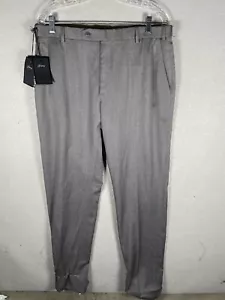 NWD BRIONI LUXURY WOOL TROUSERS VENTIQUATTRO 35 x 32 MADE ITALY PANTS - Picture 1 of 19