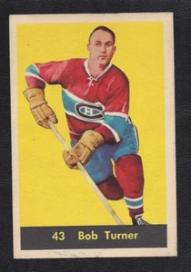 1960 Parkhurst #43 Bob Turner Vintage Montreal Canadiens NHL Hockey 1960-61 - Bild 1 von 2