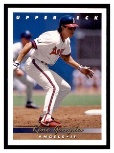 1993 Upper Deck #188 RENE GONZALES California Angels