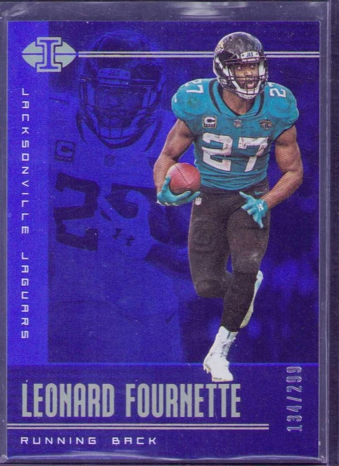2019 Panini Illusions - #16 Leonard Fournette Blue /299 - Image 1 of 1