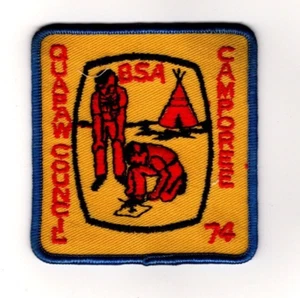 Patch Quapaw Area Council Little Rock Arkansas, 1974 Camporee - Foto 1 di 1