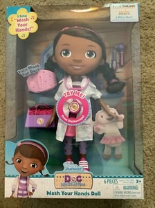 Muñeca Cantante DOC MCSTUFFINS Lávate las Manos INCLUYE MÁSCARA FACIAL Bolso 11.5" Nuevo - Imagen 1 de 3