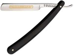 Dovo French-Type Straight Razor 0.38" 1.4034 Stainless Steel With 24-Carat Gold - Picture 1 of 1