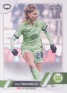 2022-23 Topps Chrome Women's Champions League VFL Wolfsburg Tabea Wassmuth