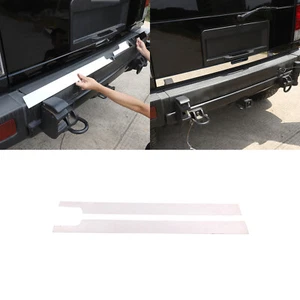 For 2003-09 Hummer H2 Stainless Steel Rear Liftgate Door 2PC Chrome Accent Trim - Picture 1 of 10