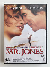 Mr Jones (DVD) Region 4 Richard Gere Lena Olin Mike Figgis Like New!