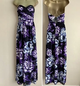 New Jane NORMAN Maxi Dress Evening/ Prom Size 10. BNWTS Rrp £70: - Picture 1 of 13
