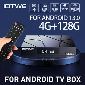 Android 13.0 Smart TV BOX 128GB 4GB 6K WIFI Sieciowy odtwarzacz multimedialny Quad Core DE - Zdjęcie 1 z 12