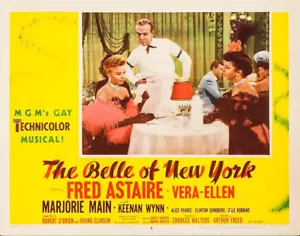 THE BELLE OF NEW YORK - LOBBY CARD #8 - FRED ASTAIRE - MGM MUSICAL - RARE - Picture 1 of 1