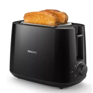 Tostadora Philips Daily Collection con 8 ajustes y 2 ranuras grandes negra - Imagen 1 de 1