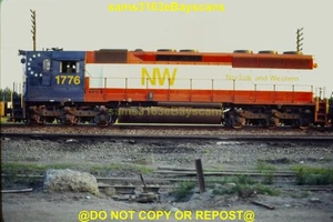 ORIGINAL SLIDE NORFOLK AND WESTERN RR BICENTENNIAL SD45 1776 NEW HAVEN IN 1974 - Picture 1 of 1