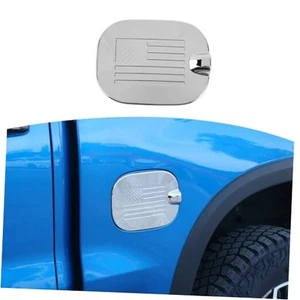  for Silverado Gas Cap Door Cover Compatible with Chevy Silverado GMC Chrome - Picture 1 of 8