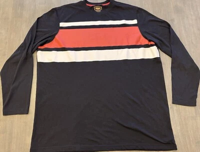 Camiseta Foundry Para Hombres 2XLT Negra Roja Manga Larga Exterior Senderismo Monopatín Logo Foto 1 de 4