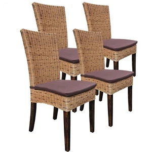 Esszimmer Stühle Rattanstühle Wintergarten Korbstühle Cardine cabana - Bild 1 von 67