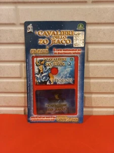I CAVALIERI DELLO ZODIACO CD CARD PHOENIX GIOCHI PREZIOSI MOUSE PAD RARO - Foto 1 di 3