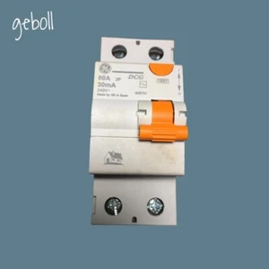 GE DCG 80A RCD GE 80 AMP RCD 2P 80A DCG 605731 30mA - Picture 1 of 5
