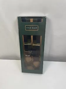 New In Box Cole Haan Adjustable Suspenders Leather - Picture 1 of 1
