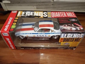 Auto World Legends of the Quarter Mile USA-1 1970s Chevy Camaro NHRA Funny 1:18 - Picture 1 of 14