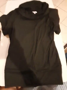 Womens Xhilaration Size XS Shirt Cowl Neck Black - Picture 1 of 2