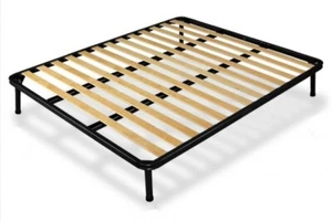 RETE FRANCESE A DOGHE STRETTE PER MATERASSO 140X190 CON 4 PIEDI IN OFFERTA!! - Foto 1 di 4