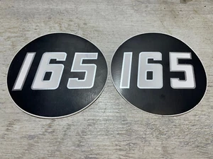 Massey Ferguson 165 side badge medallion sticker Decal Transfer Pair MF Tractor - Picture 1 of 1