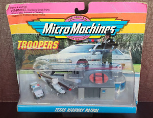 Vintage Micro Machines Troopers (Texas Highway Patrol)- NEW on Card