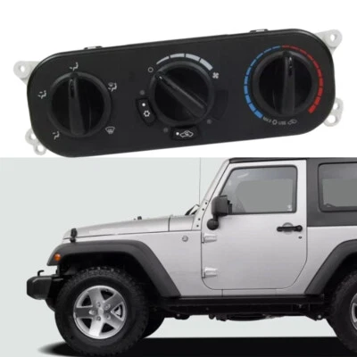 Air Conditioning Control Module Panel Fit for Jeep Wrangler 3.8L V6 2007-2010 - Image 1 of 4