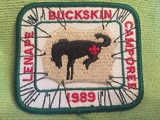 (ae3)  Boy Scouts -   1989 Lenape Buckskin Camporee patch