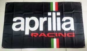 Aprilia Racing 3x5ft Banner flag showroom advertising sign - Foto 1 di 6