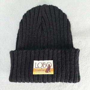 Gorro infantil Lobo by Pendleton sombrero de pescador gorra tejido puños mezcla de lana negro - Imagen 1 de 11