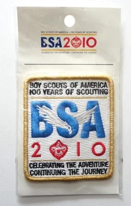 Boy Scouts of America 100 Years of Scouting BSA 2010 Patch - Picture 1 of 1