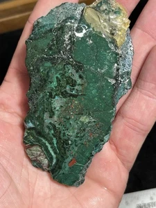 Bagdad Mine Chrysocolla Silica Stabilized Slab 86g Old Stock Arizona Gemstone - Picture 1 of 9