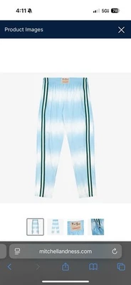 Pantalones Mitchell & Ness Fred Segall Tear away Tie Dye Talla 2xl Foto 1 de 4
