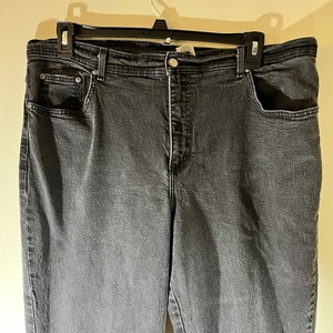 22W Hosen Paket 2 Pr.  JMS Stretch Black Jeans And Lee Rider Tan Jeans - Bild 1 von 10