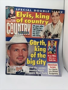 GARTH BROOKS August 1997 COUNTRY WEEKLY Magazine BRYAN WHITE / ELVIS PRESLEY - Picture 1 of 2