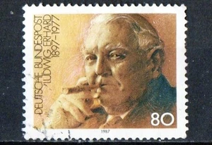 GERMANY 1987 LUDWIG ERHARD USED - Picture 1 of 1