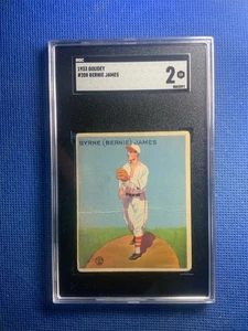 1933 Goudey #208 Byrne Bernie James SGC 2 - Picture 1 of 2