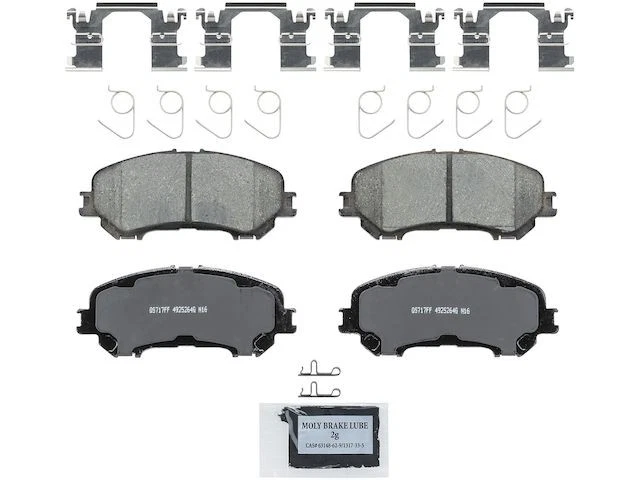 Juego de pastillas de freno delanteras para Nissan Rogue 2014-2019 2,5 L 4 cilindros gas 2018 2017 XW431VD Foto 1 de 1
