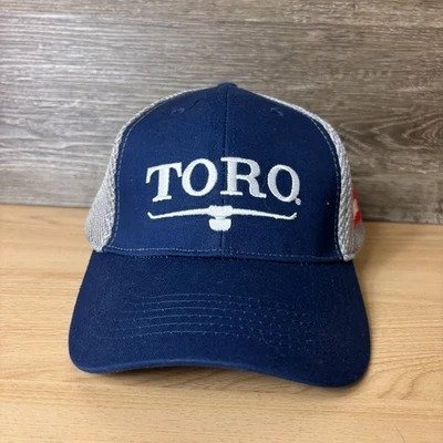 Boné TORO chapéu alça traseira azul cinza bordado masculino - Imagem 1 de 4