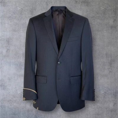 Blazer 38R gris lana abrigo deportivo chaqueta traje 2 botones MARC ANTHONY ajustado para hombre Foto 1 de 4