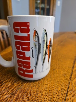 Rapala Fishing Lure Coffee Mug Cup Collectors Edition Featuring Images Of Lures - Image 1 of 4
